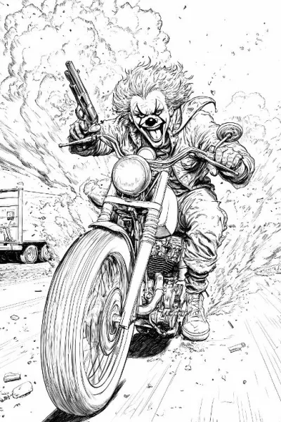 Cycling Coloring Pages — coloring page collection