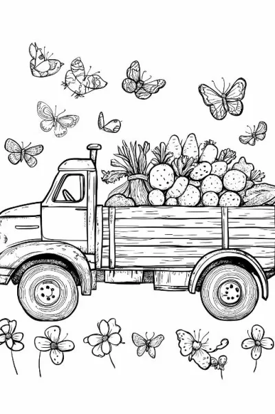 Gardening Coloring Pages — coloring page collection