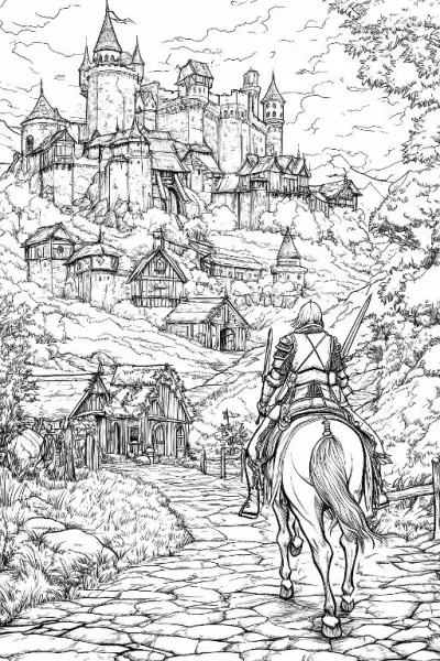 Castle Coloring Pages — coloring page collection